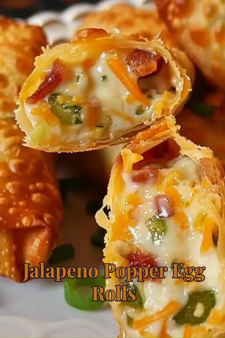 Plate of crispy Jalapeno Popper Egg Rolls with dipping sauce