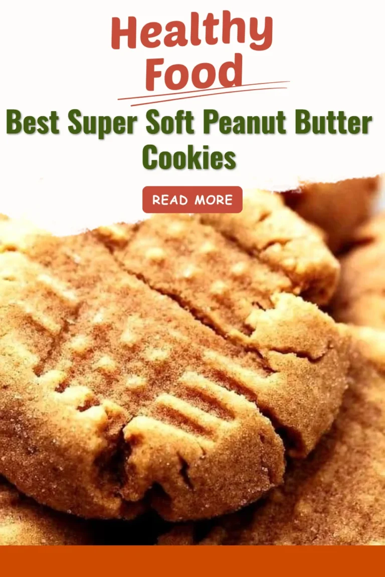 Delicious super soft peanut butter cookies on a baking tray.