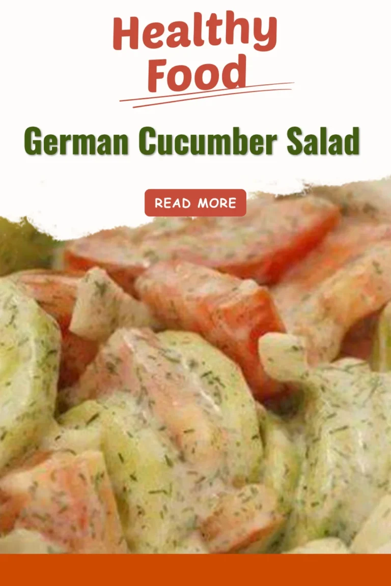 Fresh German cucumber salad made with crisp cucumbers and creamy dressing.