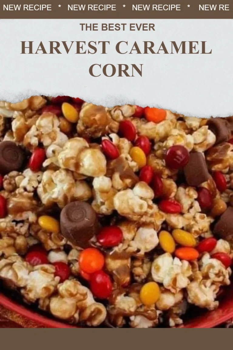 Harvest caramel corn dish with rich, sweet flavor and crunchy texture