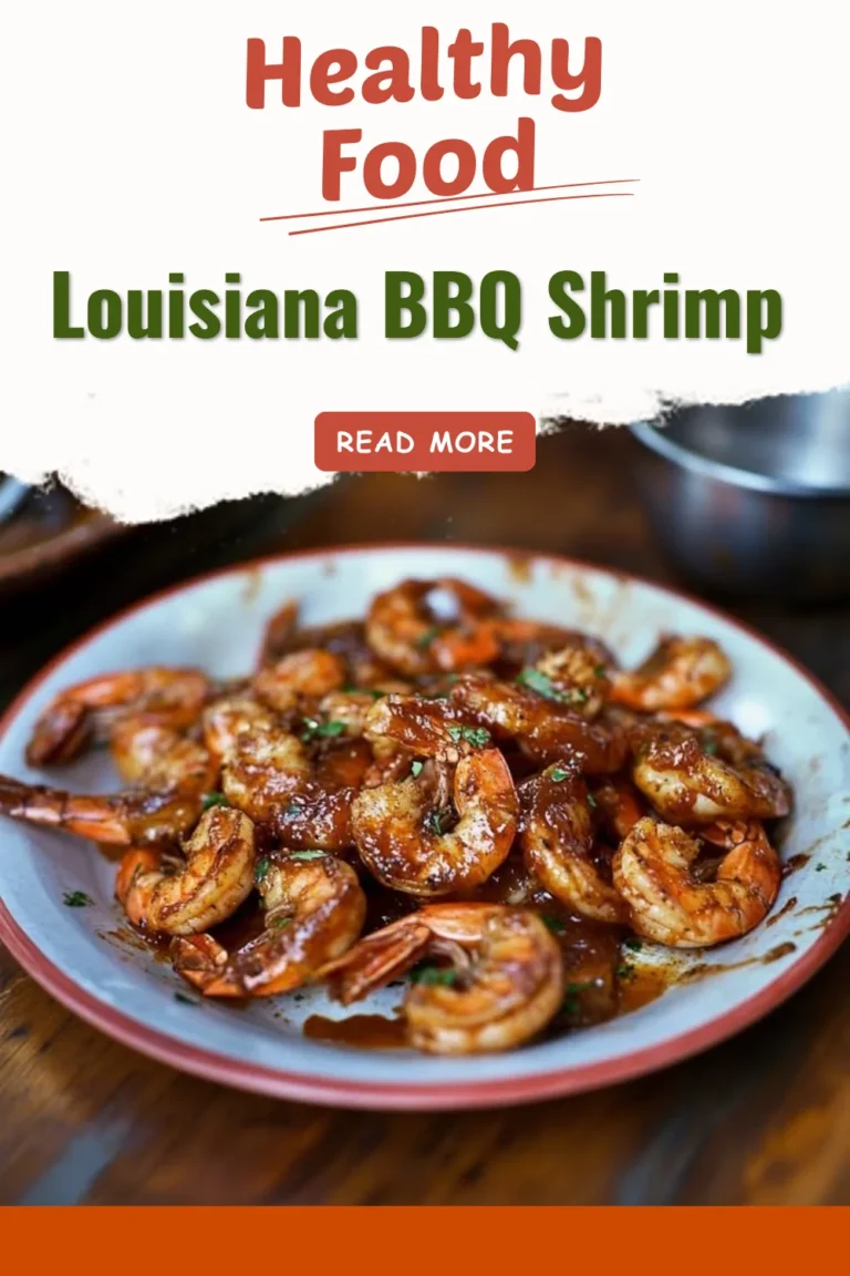 Delicious Louisiana BBQ shrimp served with spices and herbs